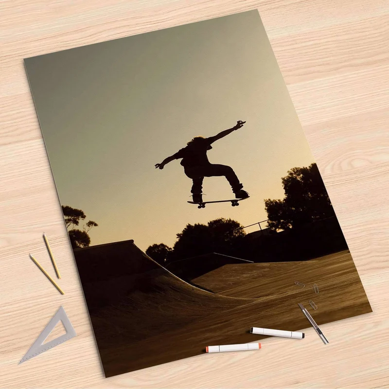 Folienbogen (80x120 cm) - Design: Skater
