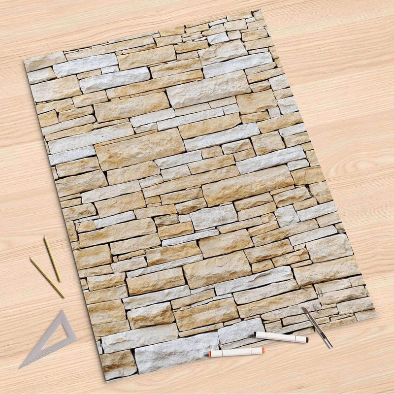 Folienbogen (80x120 cm) - Design: Sandstein