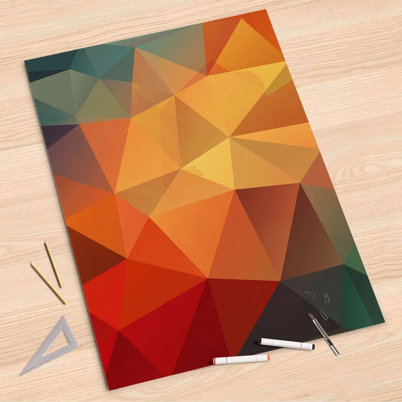 Folienbogen (80x120 cm) - Design: Polygon