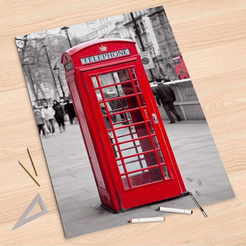 Folienbogen (80x120 cm) - Design: Phone Box