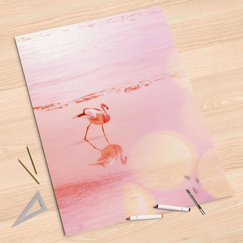 Folienbogen (80x120 cm) - Design: Mr. Flamingo