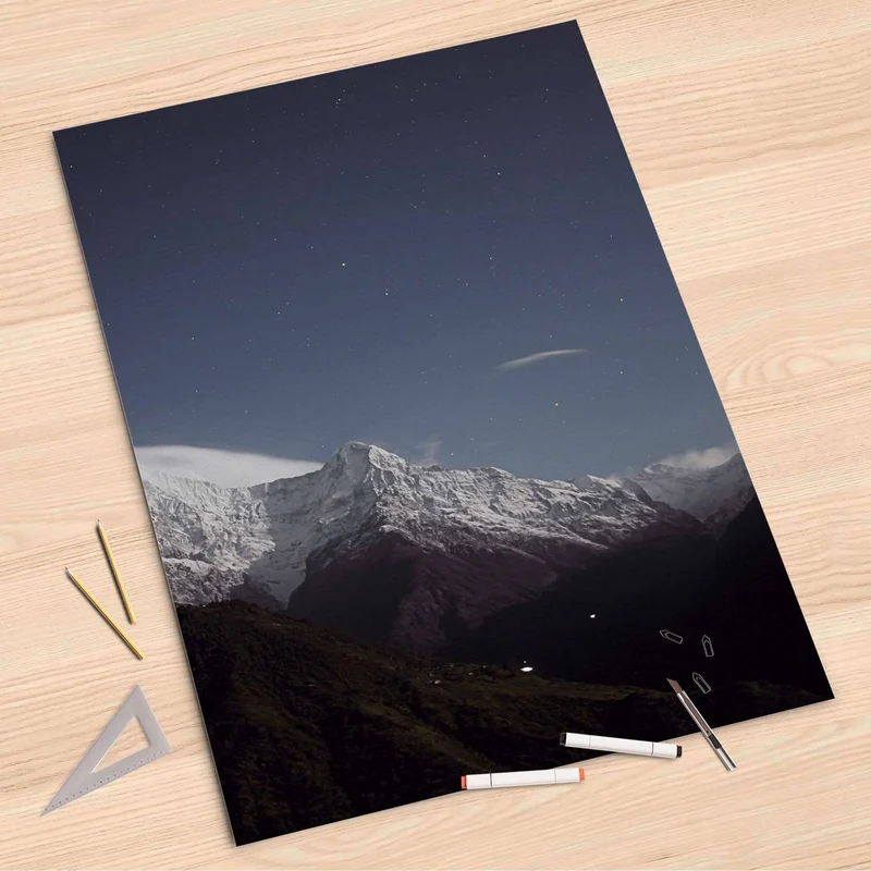 Folienbogen (80x120 cm) - Design: Mountain Sky