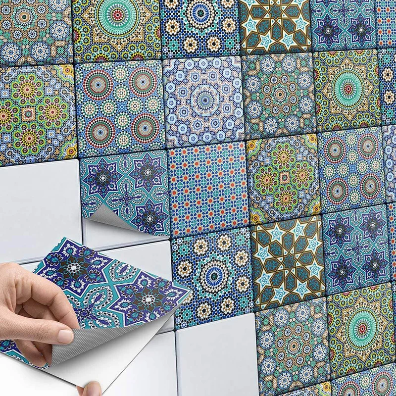 Fliesenaufkleber Set für Küche & Bad - Design: Orientalisches Mosaik