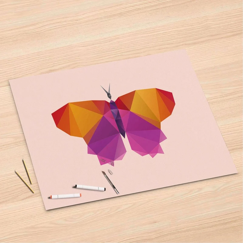 Folienbogen (120x80 cm) - Design: Origami Butterfly