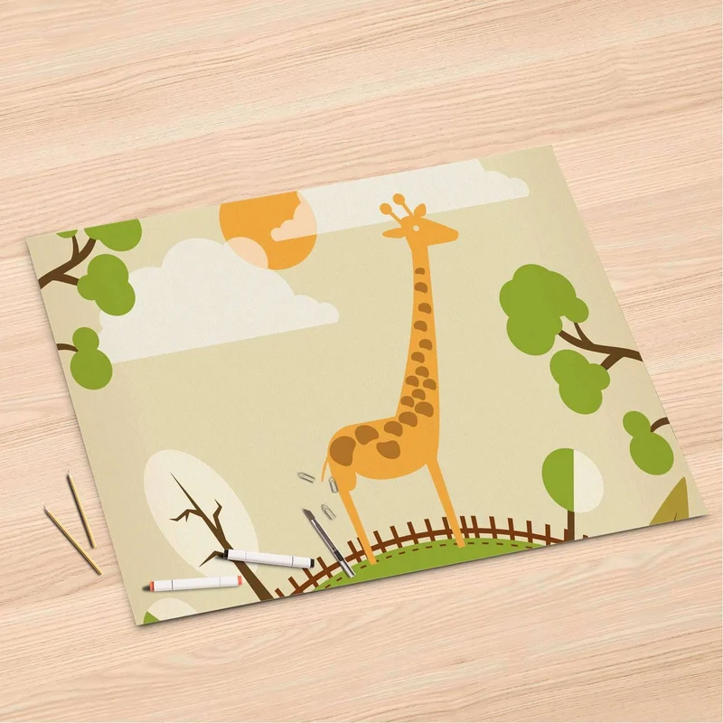 Folienbogen (120x80 cm) - Design: Mountain Giraffe
