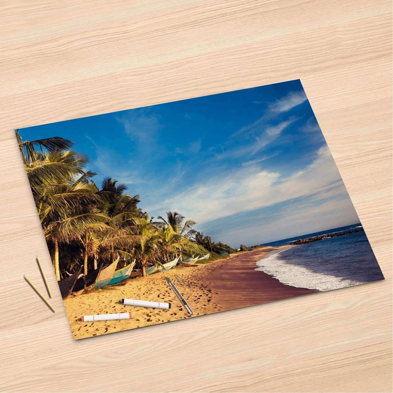Folienbogen (120x80 cm) - Design: Longboat Beach
