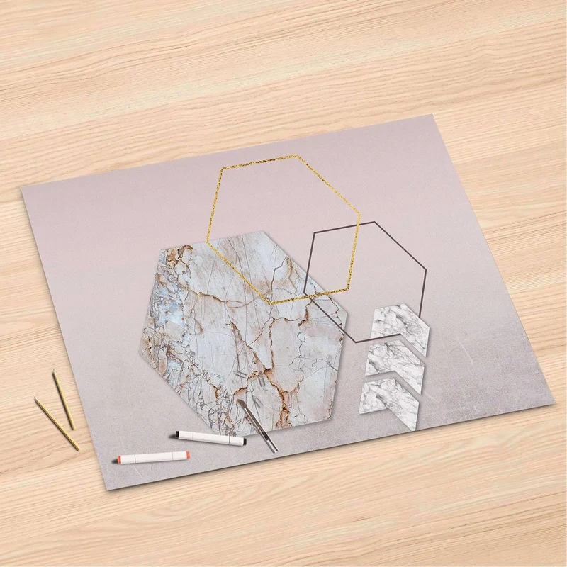 Folienbogen (120x80 cm) - Design: Hexagon