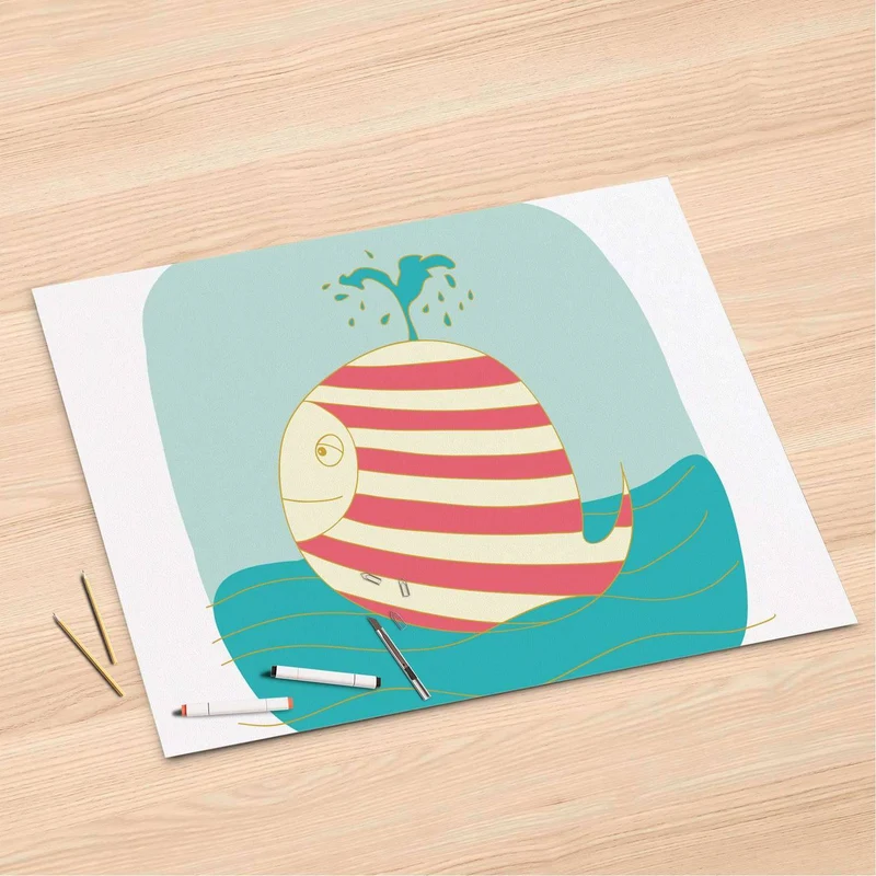 Folienbogen (120x80 cm) - Design: Funny Wale