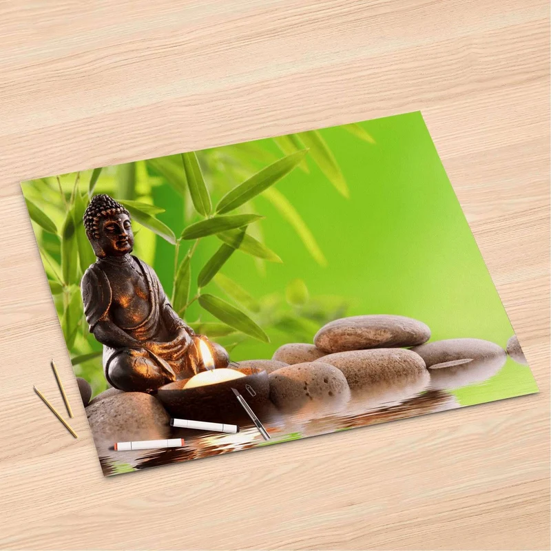 Folienbogen (120x80 cm) - Design: Buddha Zen