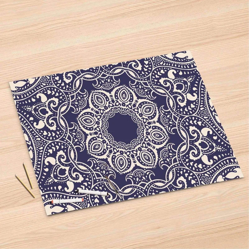 Folienbogen (120x80 cm) - Design: Blue Mandala