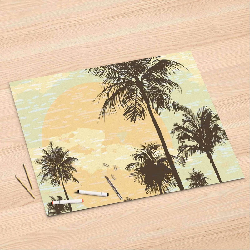 Folienbogen (120x80 cm) - Design: Beach Palms