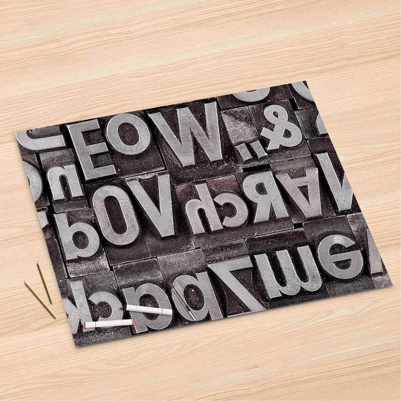 Folienbogen (120x80 cm) - Design: Alphabet