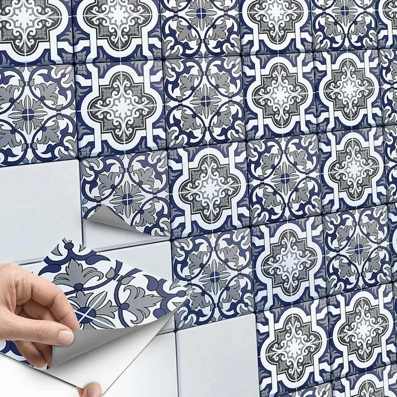 Fliesenaufkleber Set für Küche & Bad - Design: Azulejo Classic