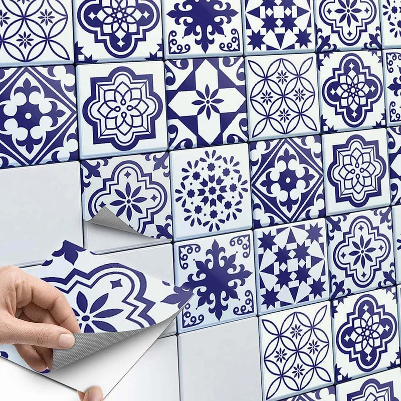 Fliesenaufkleber Set für Küche & Bad - Design: Azulejo Love