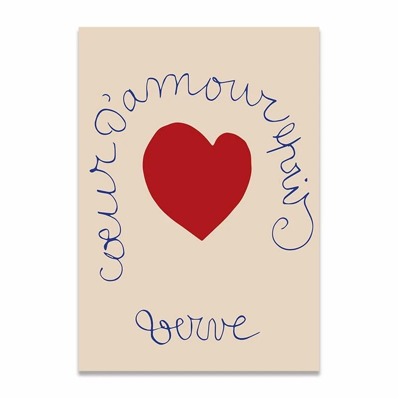 Poster Valentinstag Ich liebe Dich · Verschiedene Wege zu sagen ich liebe Dich · Deko Print ohne Rahmen
