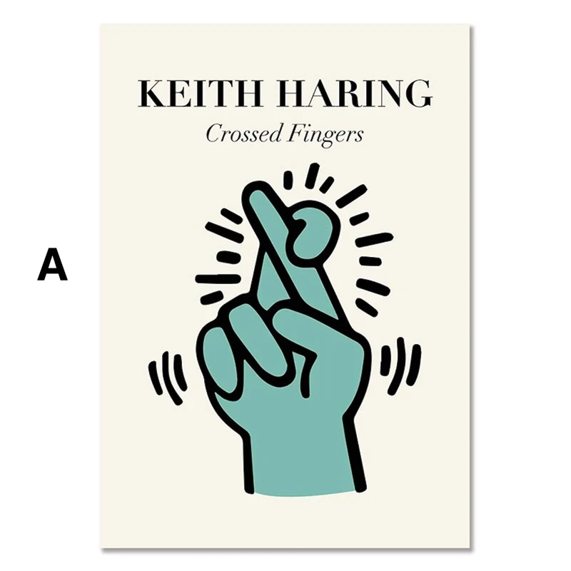 Poster Blumen Markt Tokio Henry Matisse & Keith Haring als Deko Print ohne Rahmen