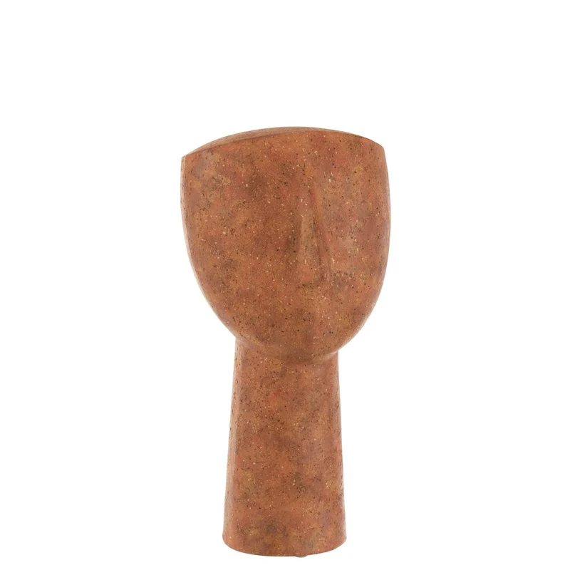 Dekofigur "Leo" aus Polyresin in Terrakotta-Optik