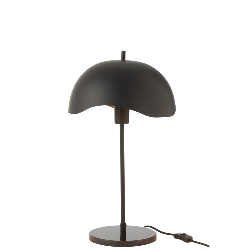 J-Line Tischleuchte Metall/Marmor Schwarz