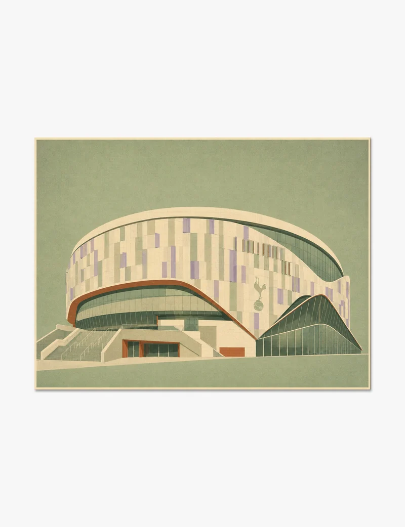 Tottenham Hotspur Stadium Art Print