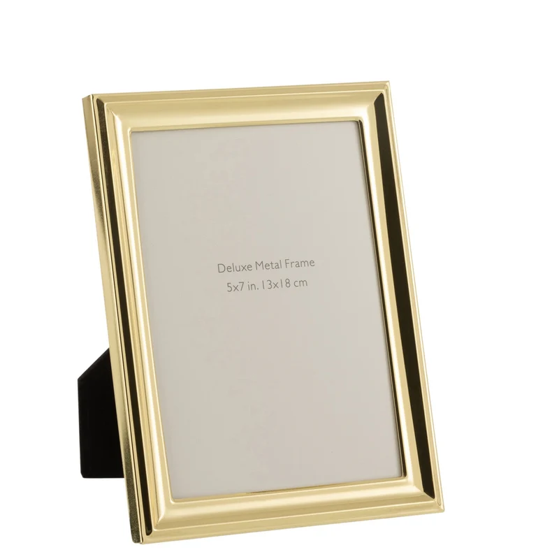 6er Set Klassischer Fotorahmen 13x18 - Elegantes Metall in Gold