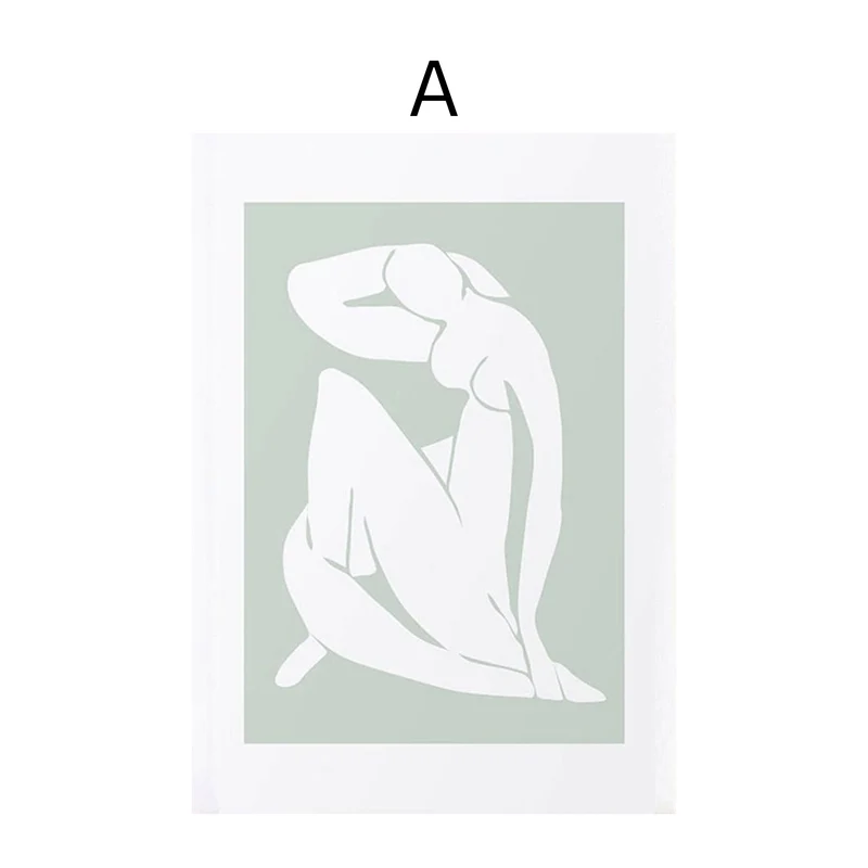 Poster Matisse Blumen Körper| Bilder Wohnzimmer | Wandbilder Schlafzimmer | Deko Print ohne Rahmen | Bilder Matisse Beige