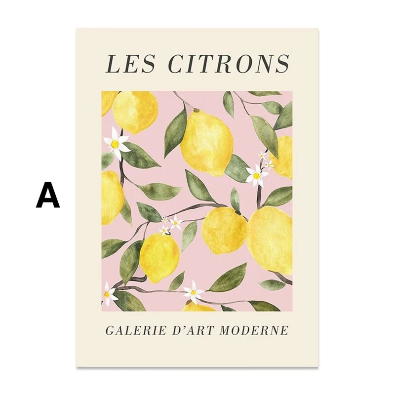 Poster Zirtronen Garten und Schmetterling als Deko Print ohne Rahmen
