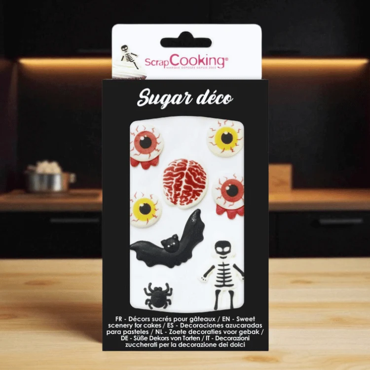 Zuckerdekoration Horror-Motive – Gruseliges Halloween Set