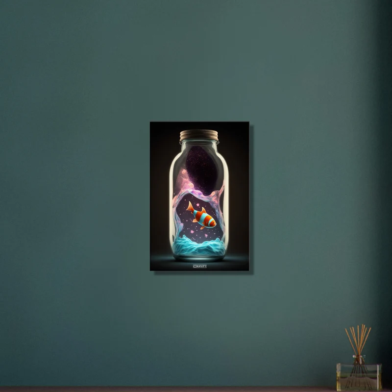 Clownfish in Glas Bottle
