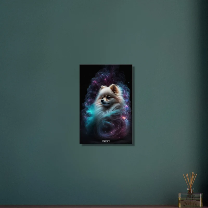 Nebula Pomeranian Portrait