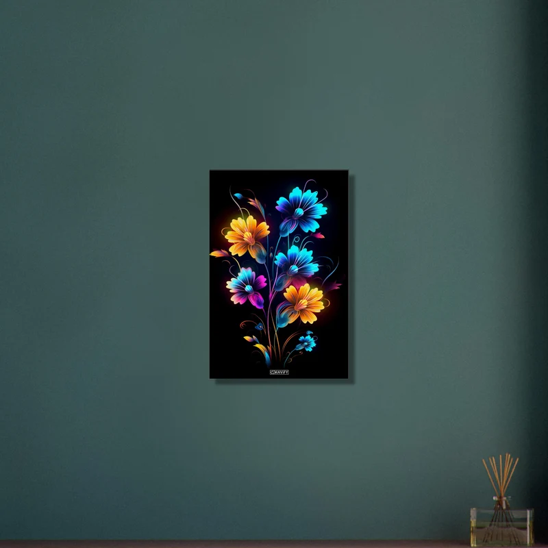 Energized Neon Flowers