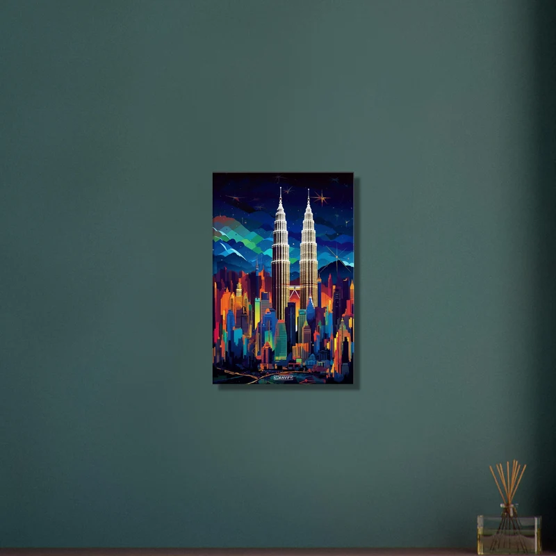 Splashed Kuala Lumpur Skyline
