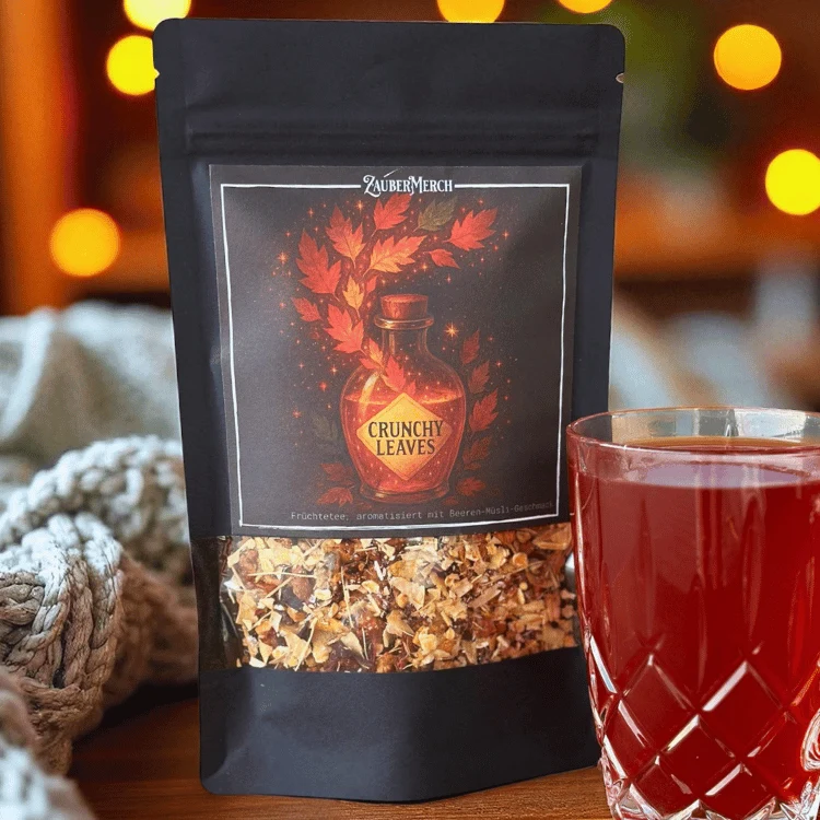 Crunchy Leaves – Früchtetee mit Beeren-Müsli-Geschmack | Herbst Tee