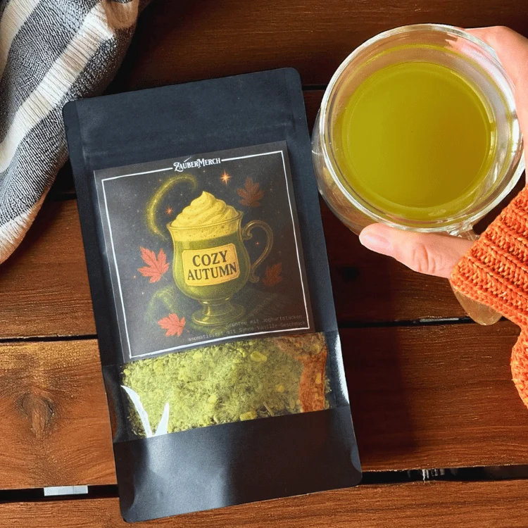 Cozy Autumn – Grüner Tee mit Matcha, Sahne & Vanille | Herbst Tee
