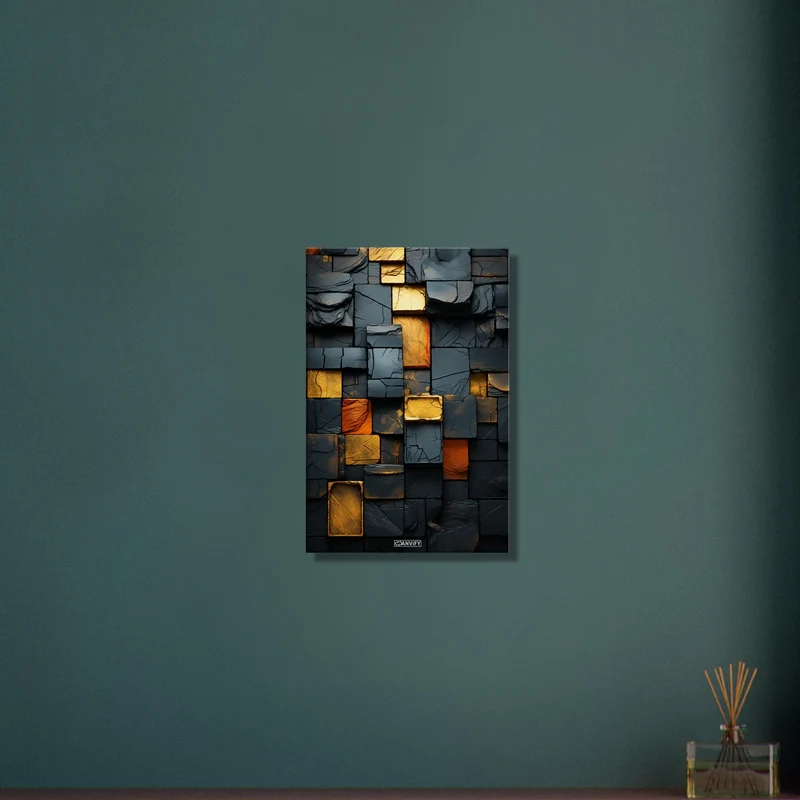 Gold Brick Wall