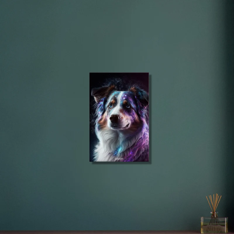 Nebula Australian Shepherd Portrait