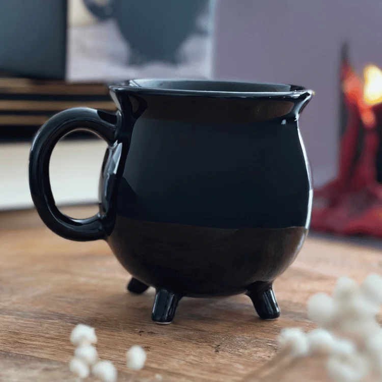 Schwarze Kessel Tasse