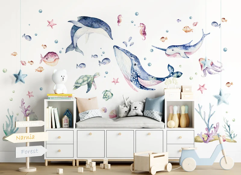 Wandtattoo Unterwasserwelt DK1051