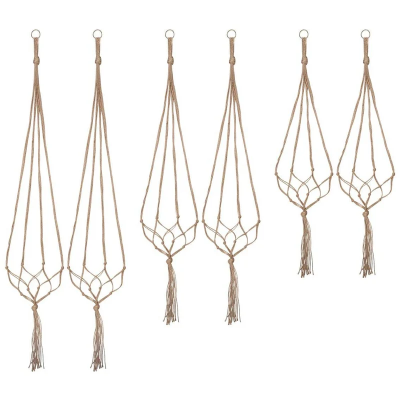 6-pack Macrame Hanger