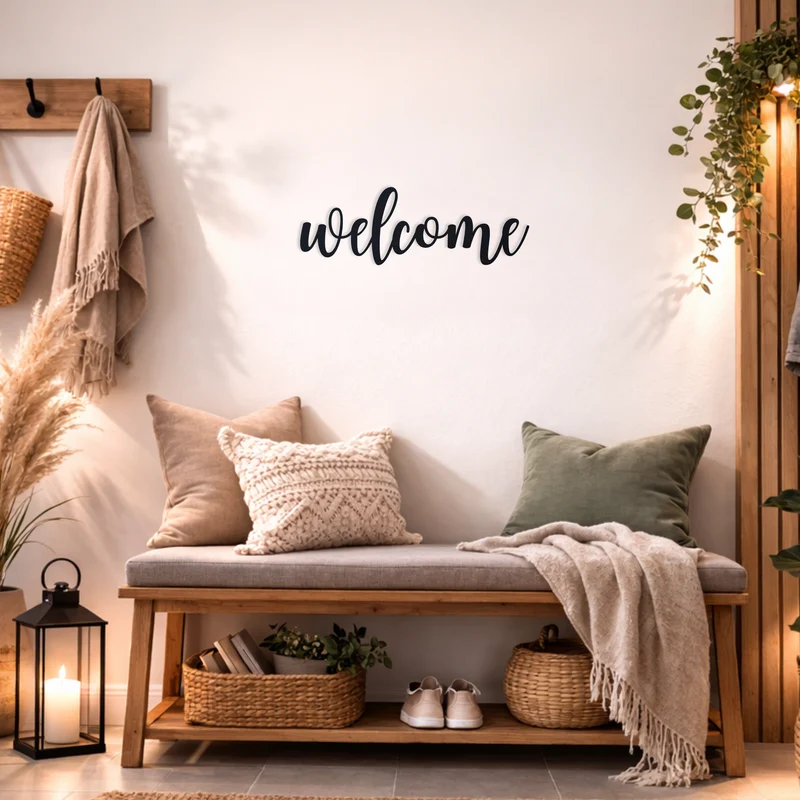 Welcome Schild