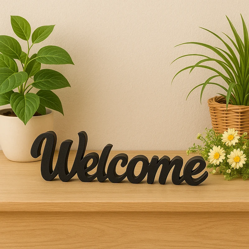 Welcome Aufsteller
