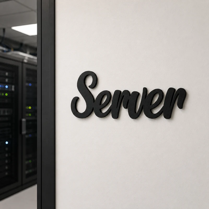 Server Schild