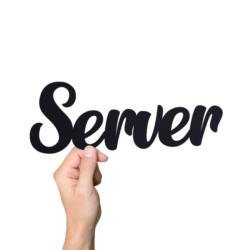 Server Schild