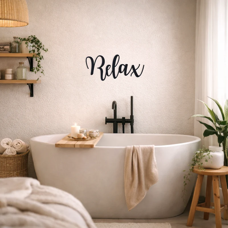 Relax elegant Schild