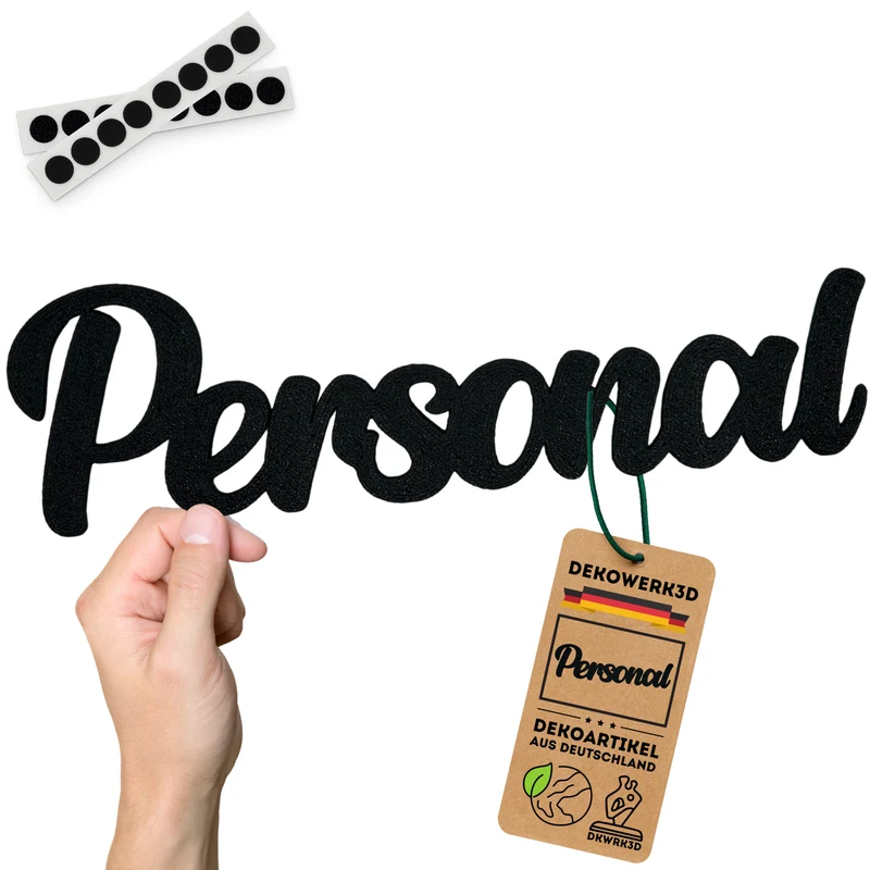 Personal Türschild