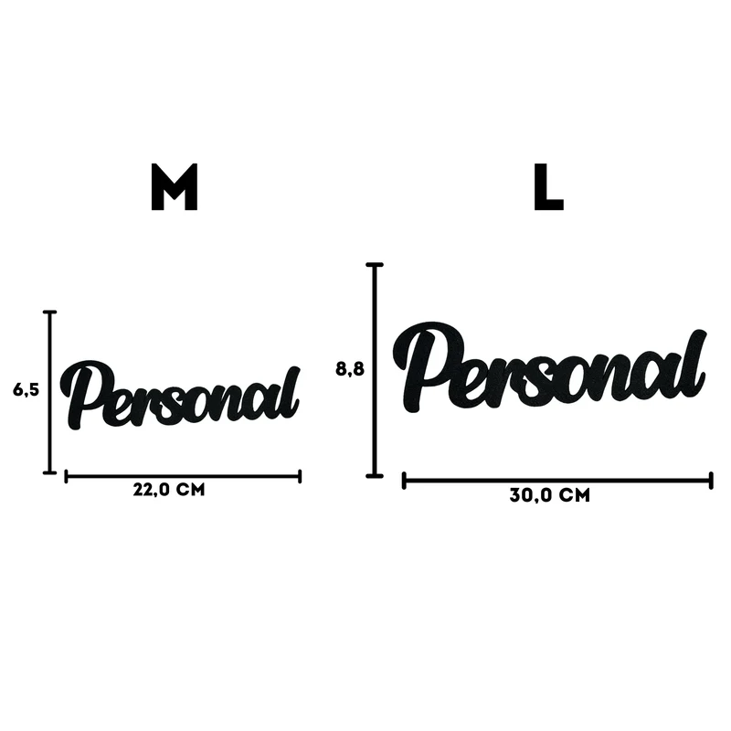 Personal Türschild