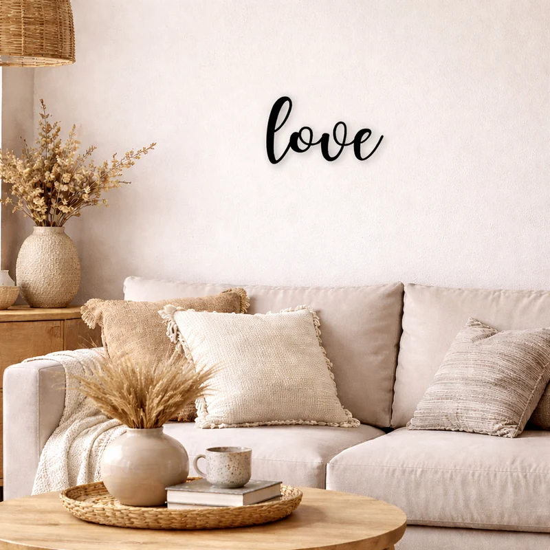 Love elegant Schild