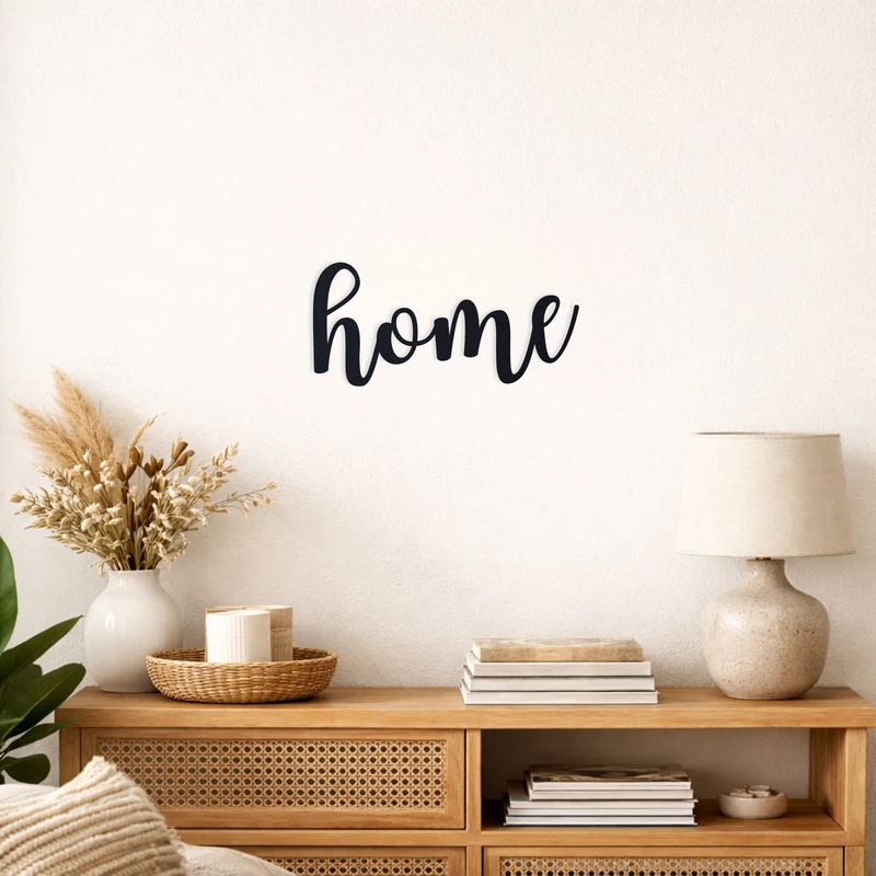 home elegant Schild
