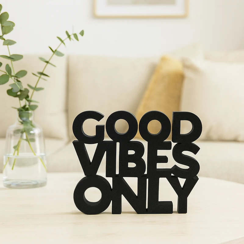 GOOD VIBES ONLY Aufsteller