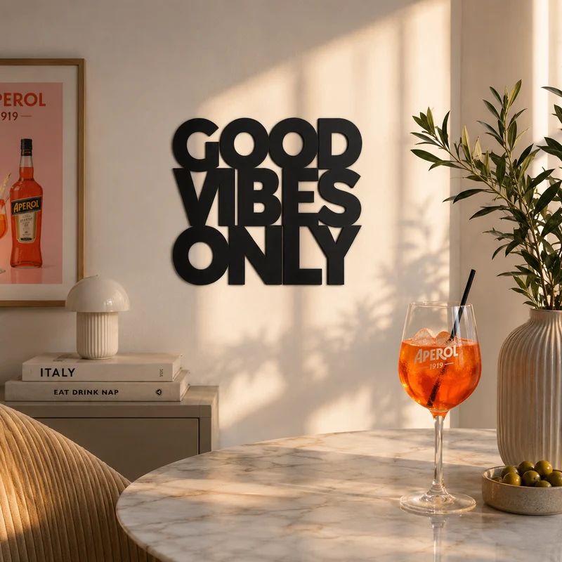 GOOD VIBES ONLY 2 Schild