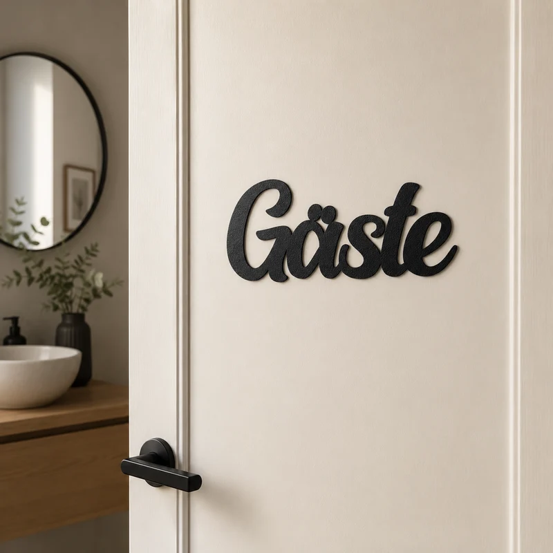 Gäste Türschild